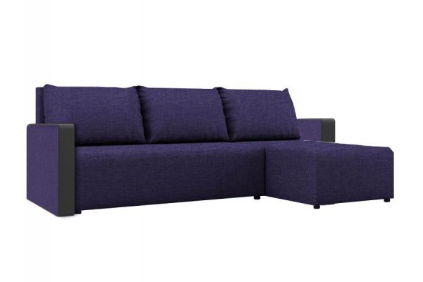 Угловой диван фиолетовый Алиса 3 Savana Violet