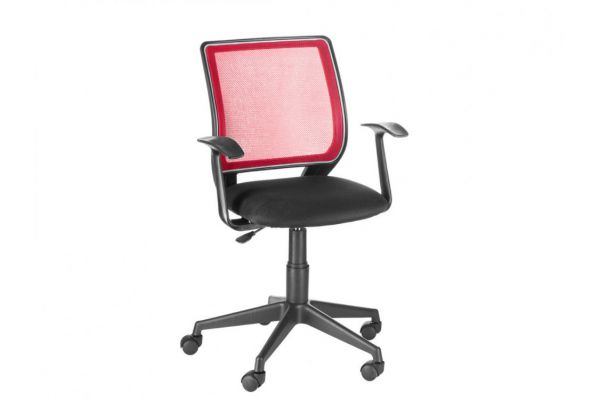 Кресло офисное Эксперт Т-эрго черный/красный