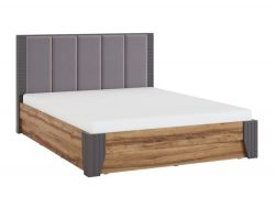 Кровать с мягкой спинкой и ПМ 1,6 Моника мод.2.2