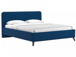 Кровать 1600 с основанием Миа Аватар 779 темно-синий сапфировый