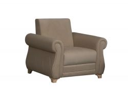Кресло для отдыха Порто велюр киви латте-микровельвет крем