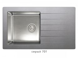 Кухонная мойка Tolero twist TTS-860 Серый 701