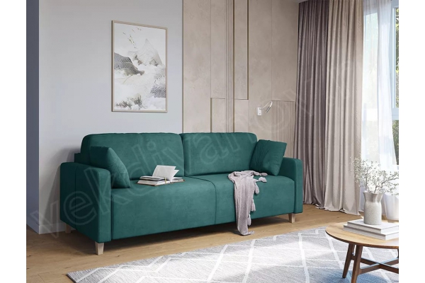 Прямой диван Стокгольм Newtone emerald
